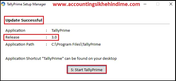 tally prime release 3.0 in hindi