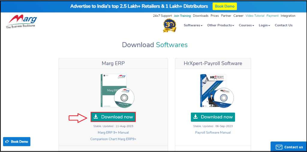 Marg Erp 9 Software Download कैसे करे।