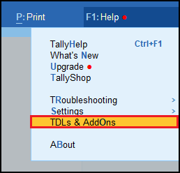 Tally Prime मे TDL File Import कैसे करे।