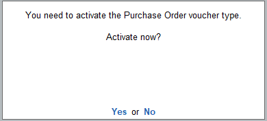 Tally Prime मे Purchase Order Voucher की Entry कैसे करे।